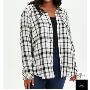 Torrid Plaid Button Down